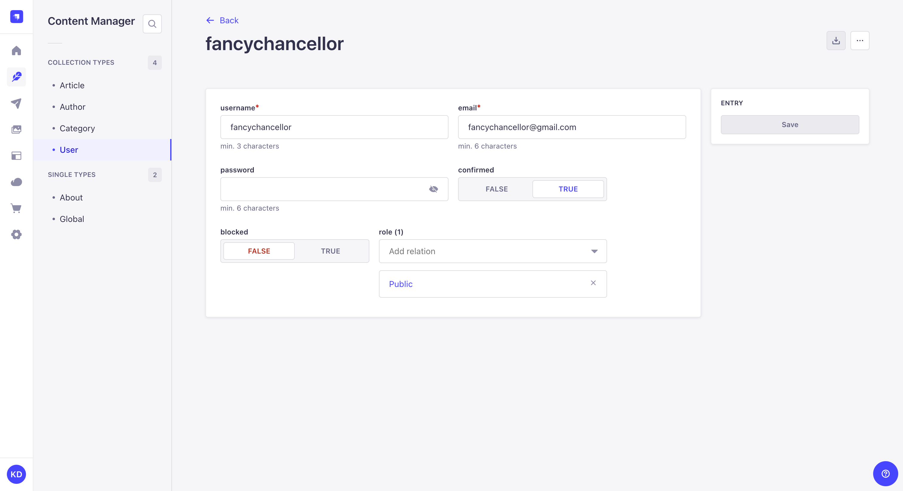 コンテンツマネージャーを介してエンドユーザーを管理